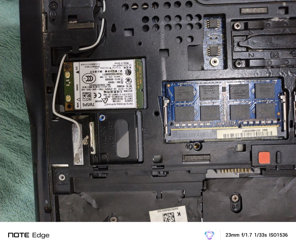 M.2 SSD with HP spare-part label